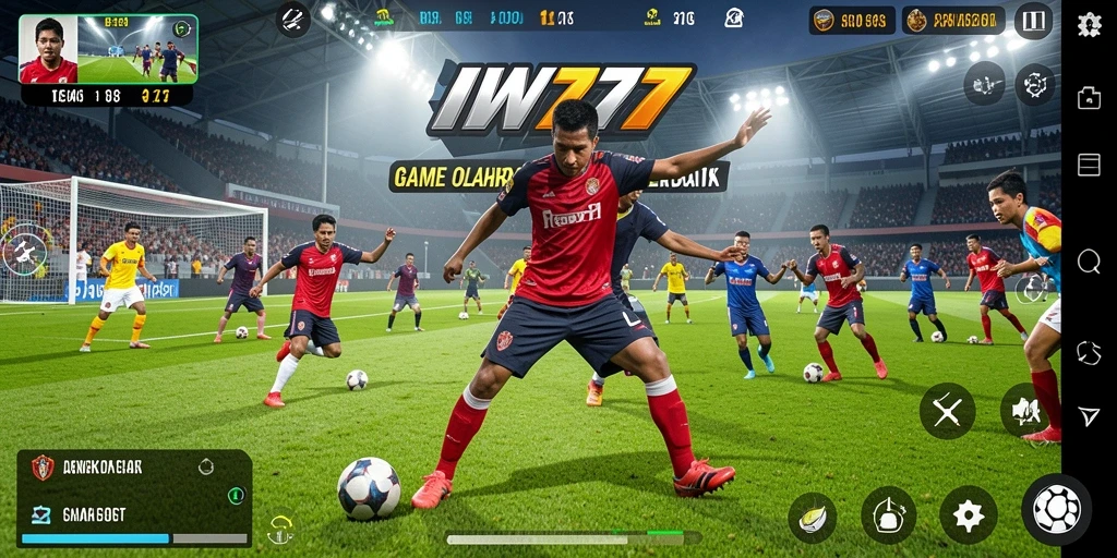 Tampilan gameplay IW777 yang seru dan mendebarkan dalam pertandingan olahraga.