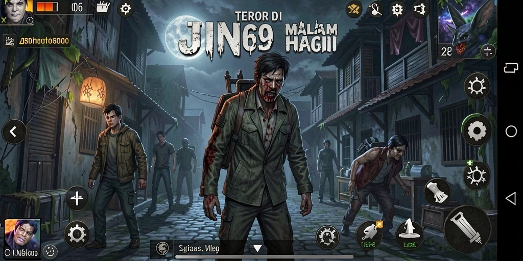 Gameplay seram JIN69 yang menegangkan dan penuh kejutan.