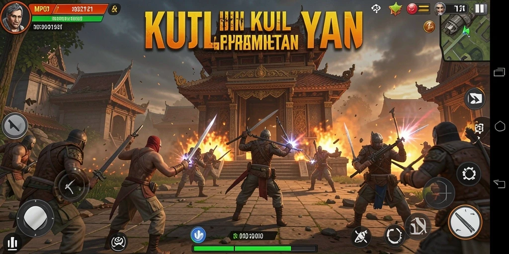 Tampilan seru gameplay MPO2121 dengan strategi Tower Defense yang mendebarkan.