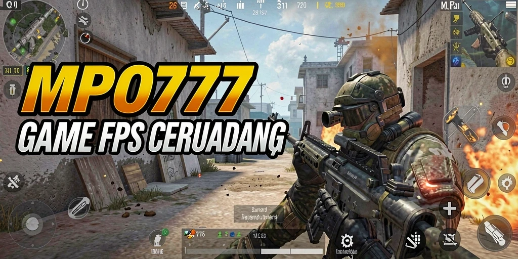 Tampilan gameplay FPS seru di MPO777