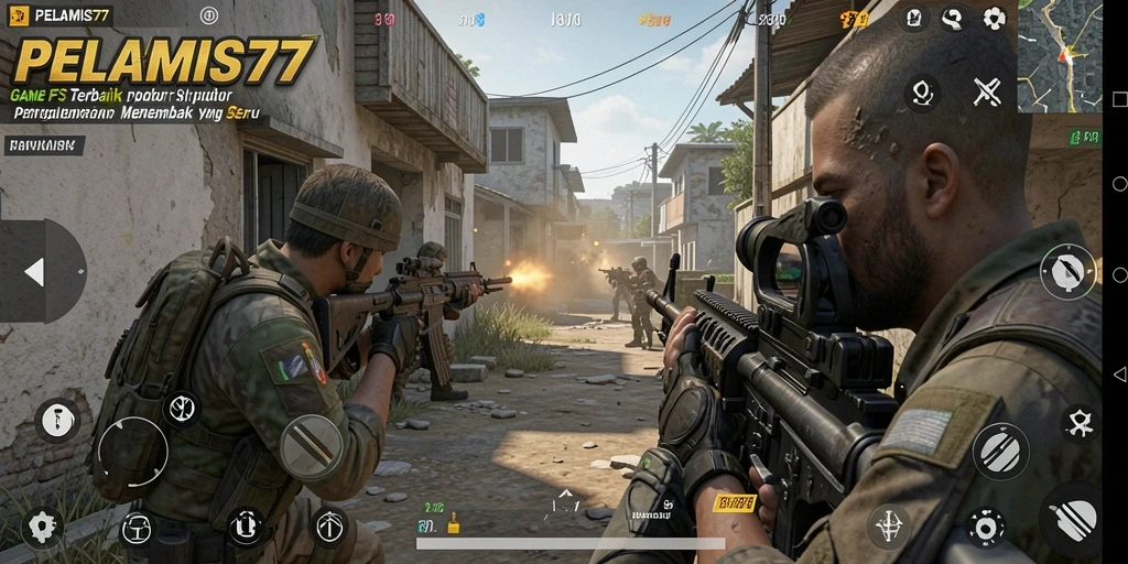 Tampilan gameplay PELAMIS77 yang menarik dan mendebarkan saat beraksi.