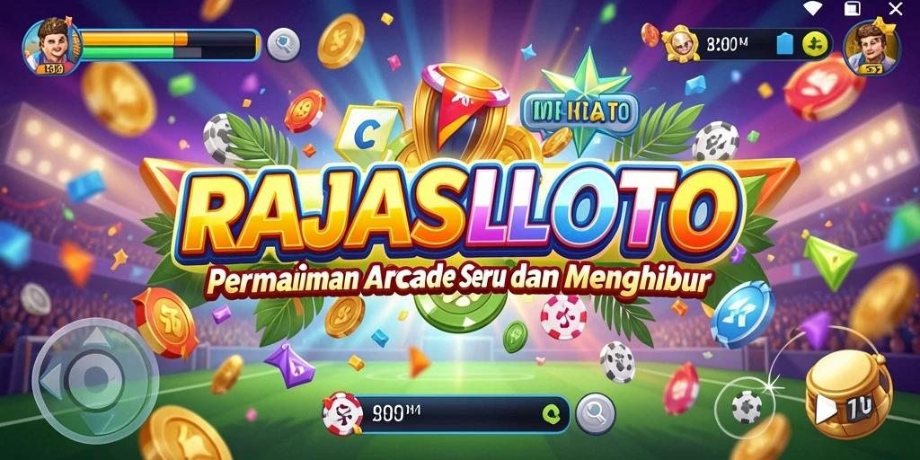 Tampilan seru gameplay RAJASLOTO yang menantang.