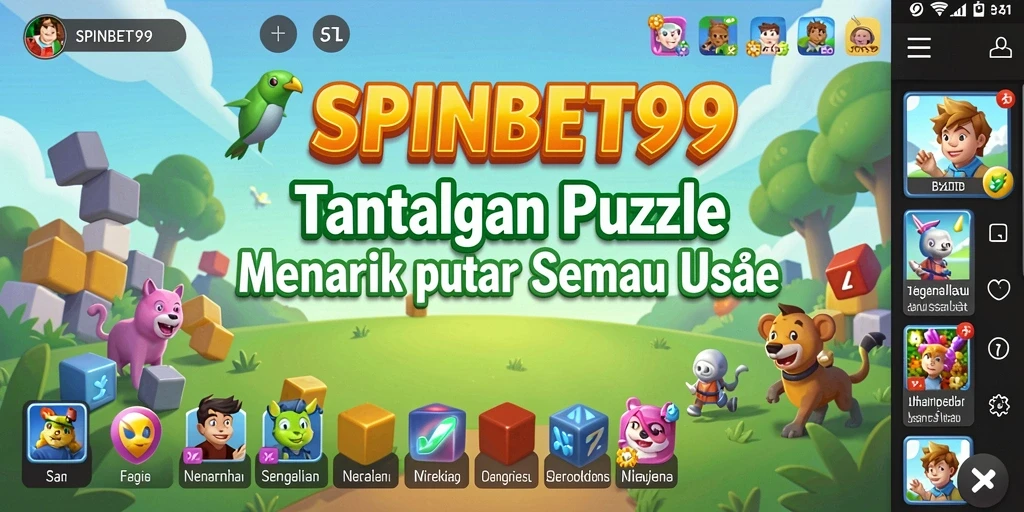 Screenshot gameplay menampilkan level puzzle menarik di SPINBET99.