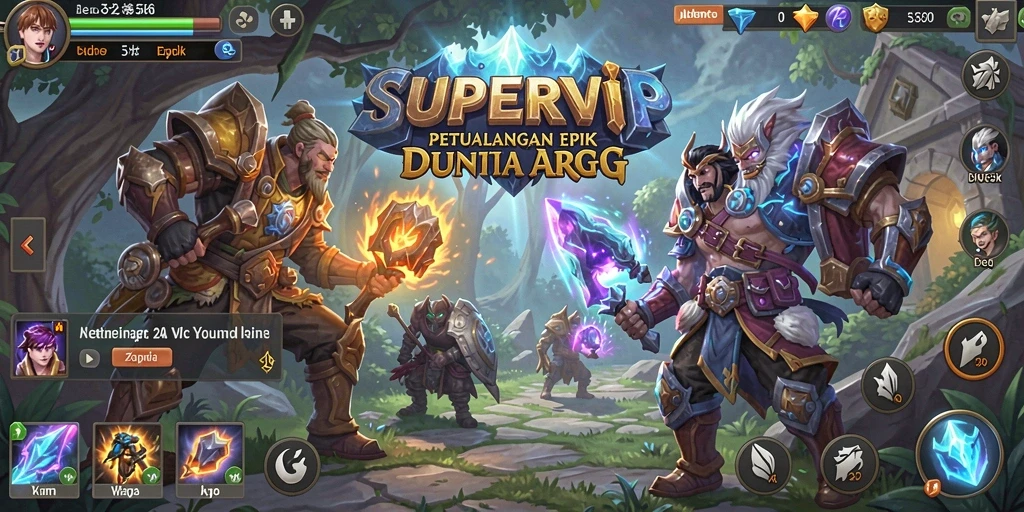 Tangkapan layar menampilkan aksi seru dalam gameplay ARPG.