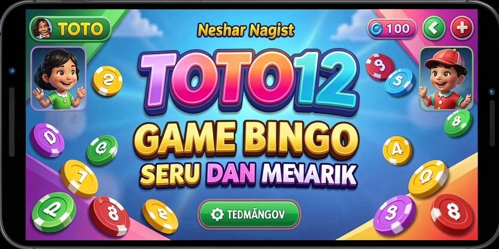 Tangkapan layar menunjukkan gameplay seru TOTO12 yang penuh warna.