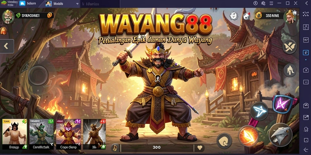 Tampilan menarik dari gameplay WAYANG88 yang memikat.